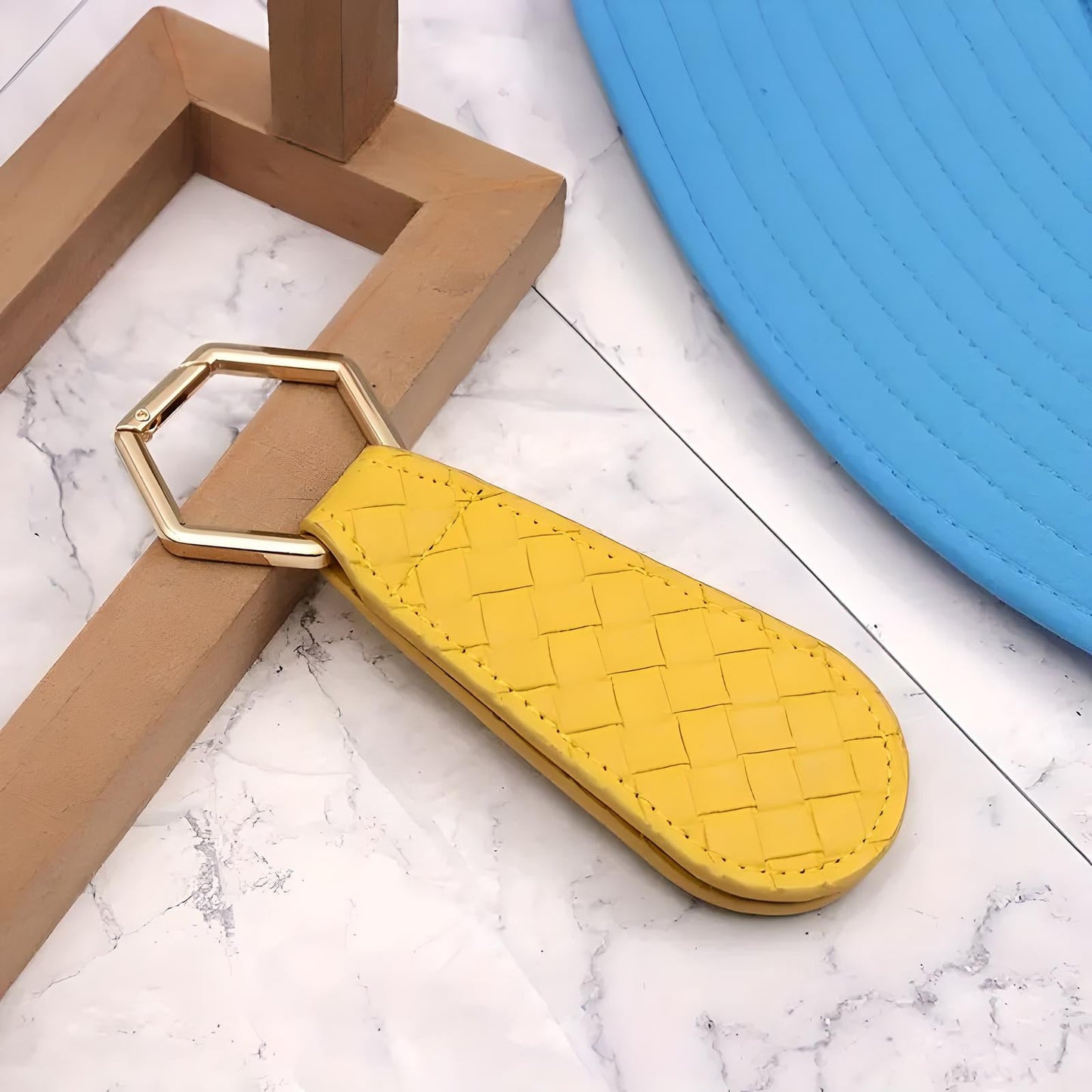 Leather Look Hat Clip