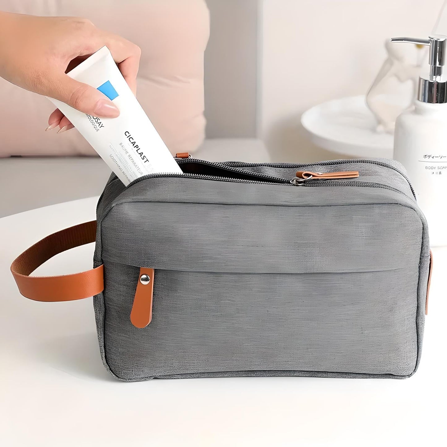 Modern Men's Toiletries Bag