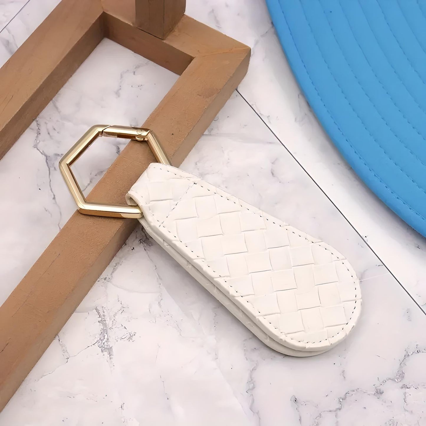 Leather Look Hat Clip