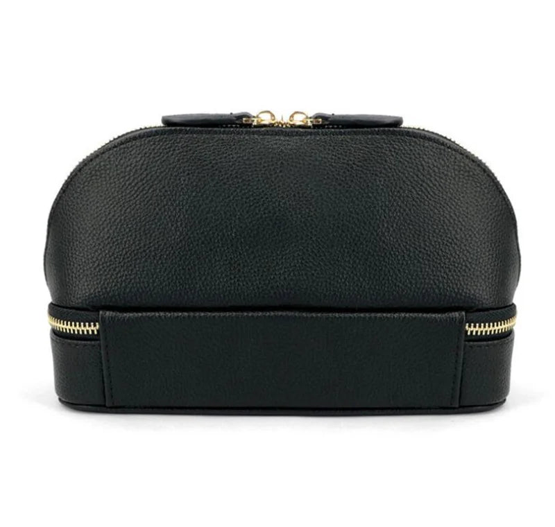 Leather Look Travel Shell Bag