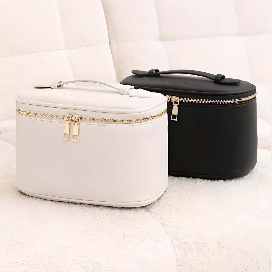 Leather Look Cosmetics Case