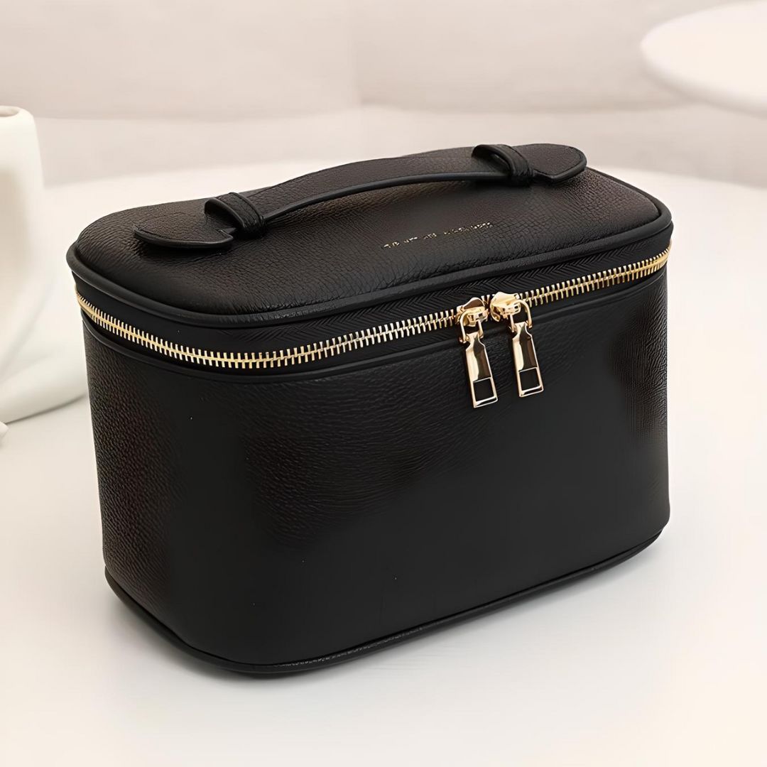 Leather Look Cosmetics Case