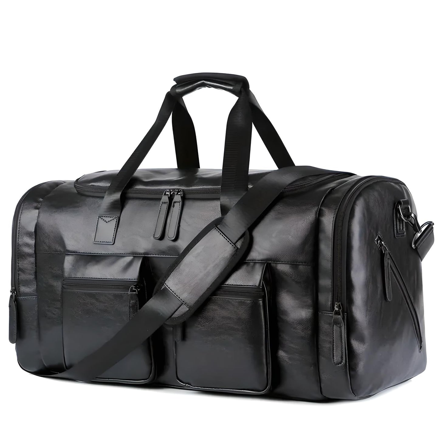 Classy Men’s Leather Look Duffle Bag
