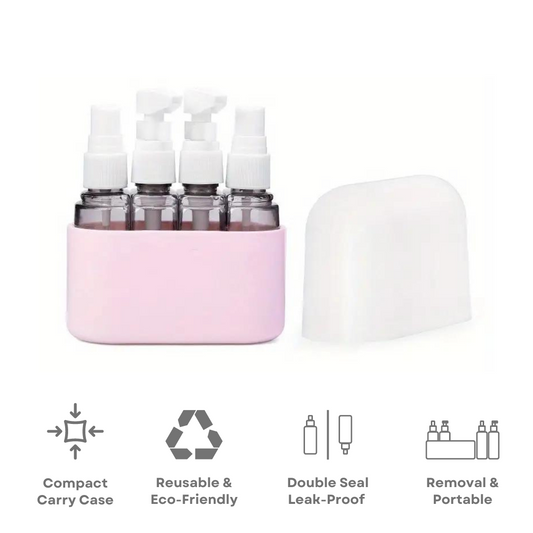 Compact Travel Dispenser Bottles