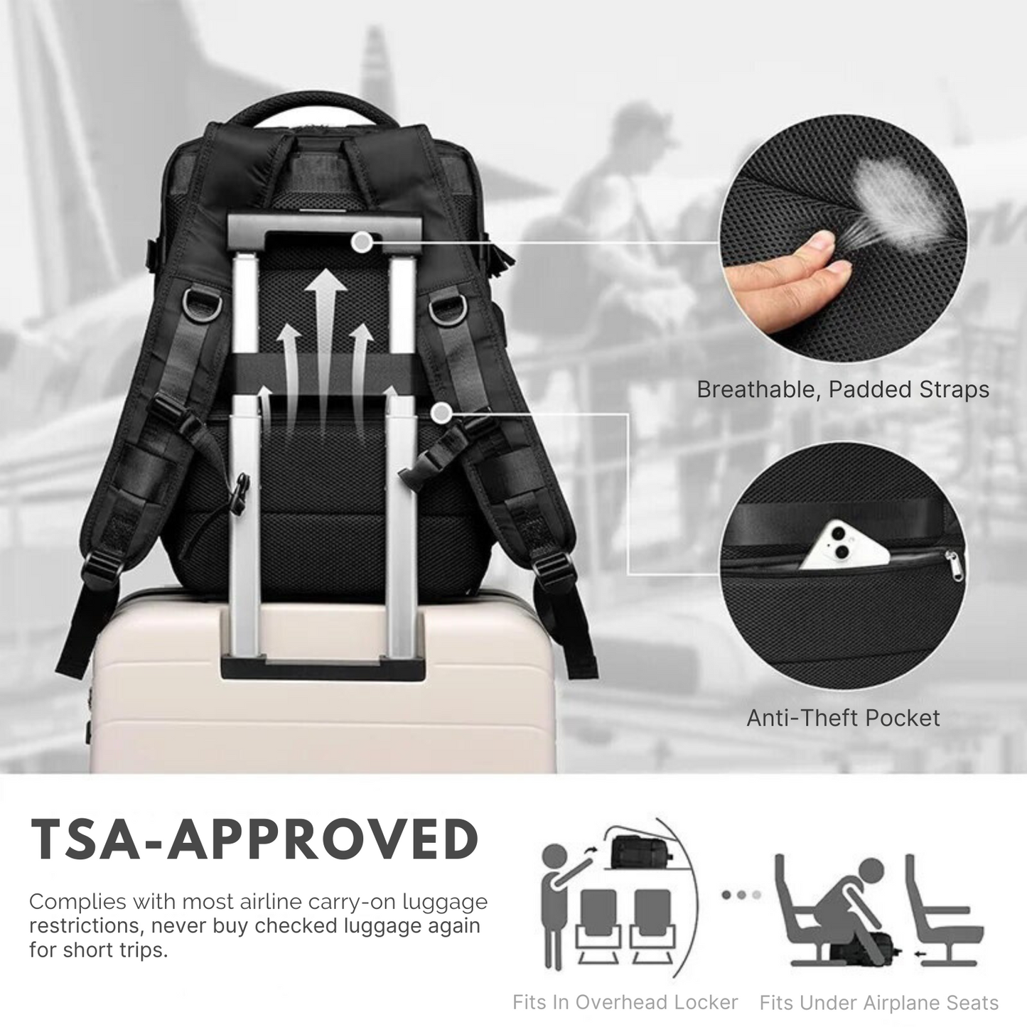 Expandable Carry-On Backpack
