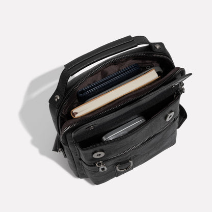 Anti-Theft Leather Look Sling Bag